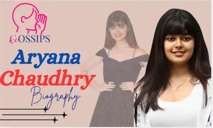 
Aryana Chaudhry Height, Weight, Net Worth, Age, Birthday, Wikipedia, Who, Nationality, Biography 