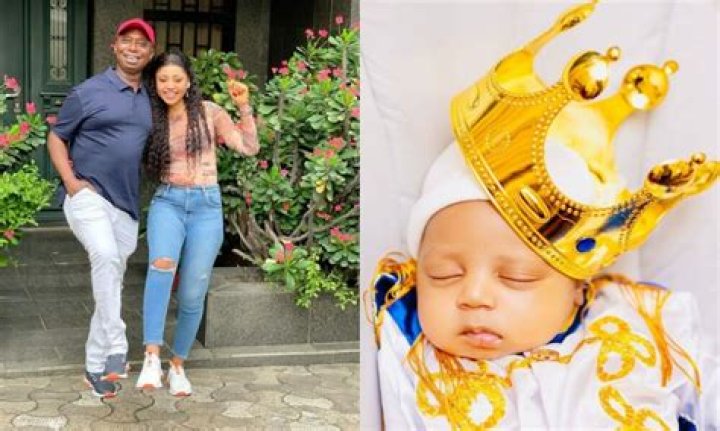 
“Father’s carbon copy” Reactions as Ned Nwoko snubs ex-wife’s apology to celebrate new baby 