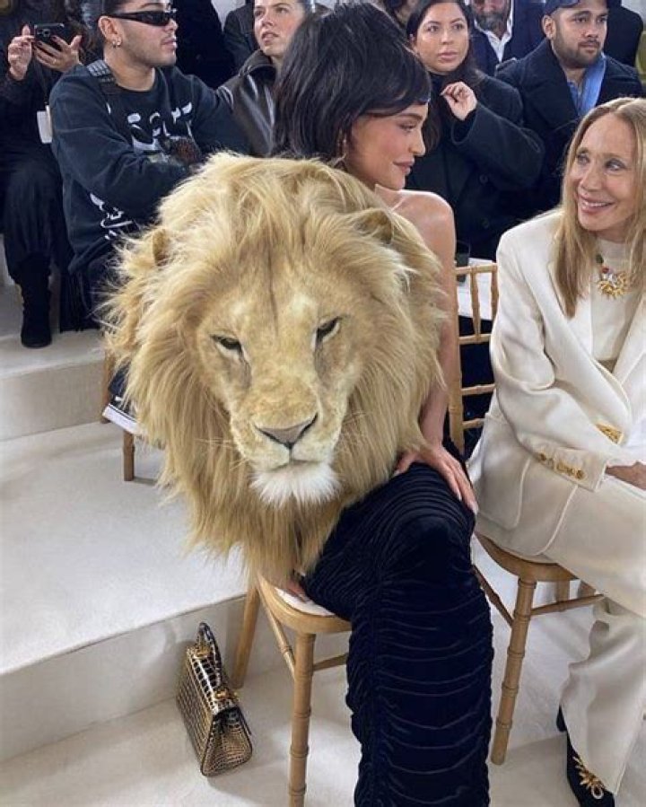 
“Simba nooooo”: Kylie Jenner relentlessly trolled for wearing a gown with faux lion head at Paris Fashion Week 